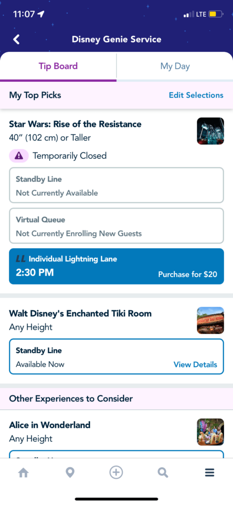 Disney Plus Genie Service Lightning Lane