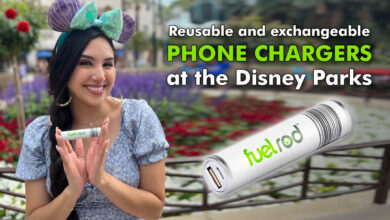 Portable Phone Charger Fuel Rod Disney Parks