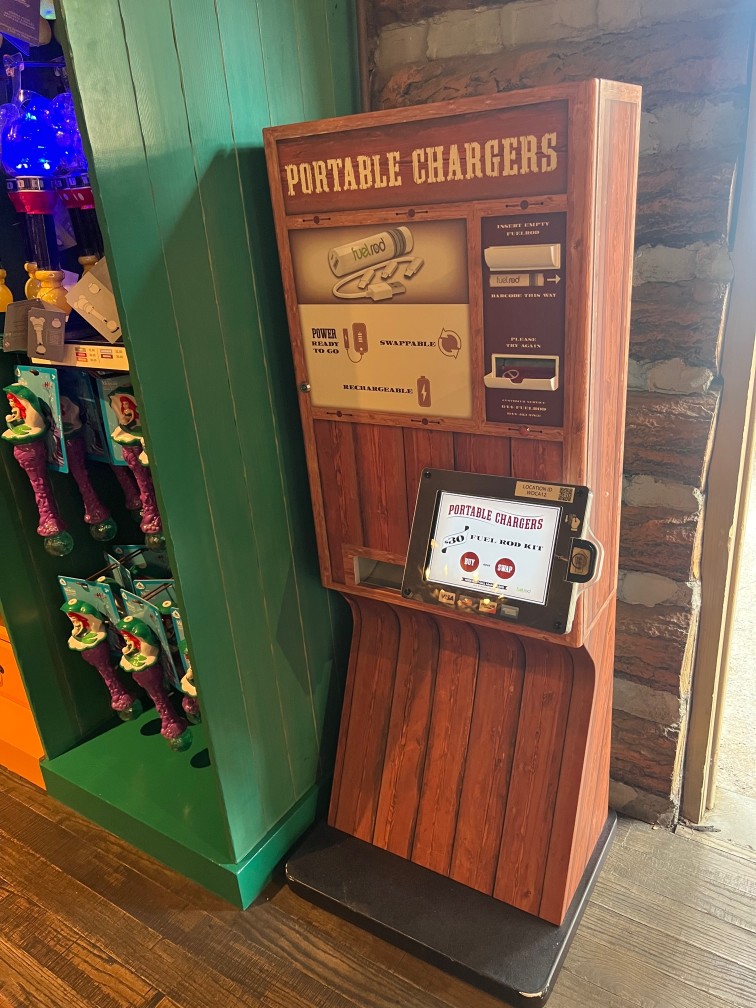 Portable Phone Charger Fuel Rod Disneyland Trading Co Kiosk