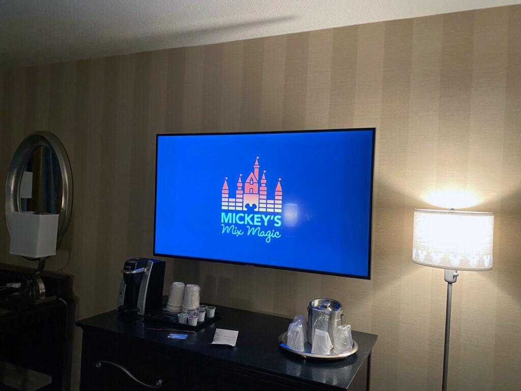 Disney TV at the Disneyland Hotel